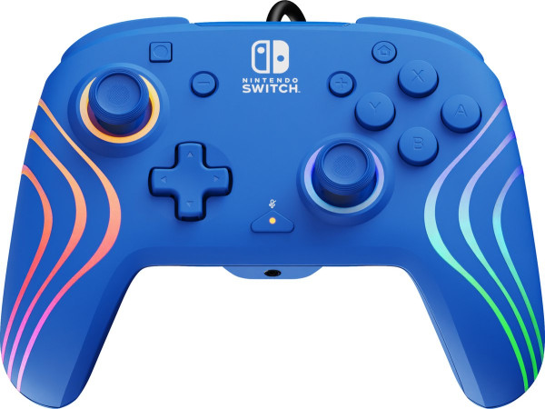 PDP Afterglow WAVE - Bedrade Controller - Blauw - Nintendo Switch