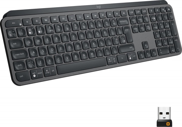 Logitech MX Keys - Draadloos toetsenbord met verlichting - QWERTY - Grijs