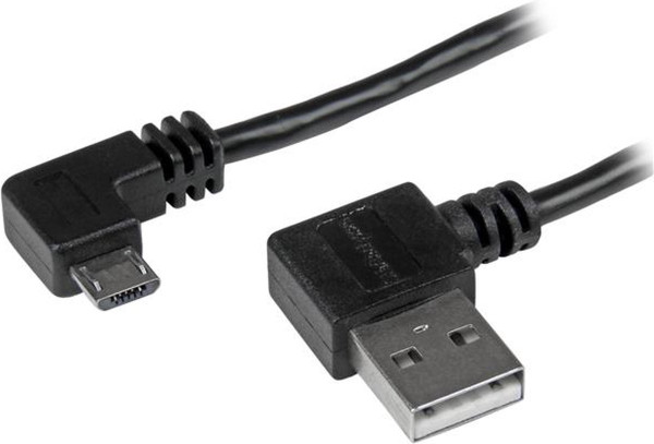 USB Cable to Micro USB Startech USB2AUB2RA1M Black