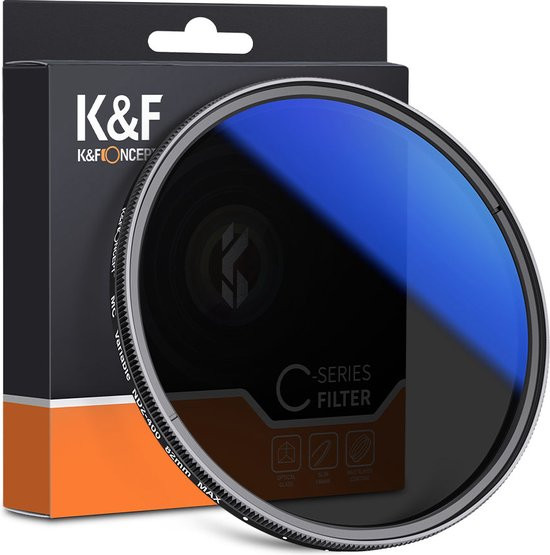 K&F Concept 67mm variabele ND2-ND400 slim filter HMC ND fader grijsfilter