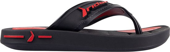 Rider - Maat 37/38 - Sprint Kids Slippers Heren Junior - Black/Red