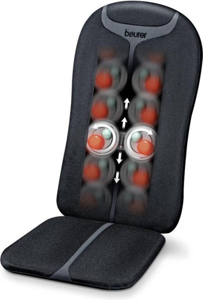 Beurer MG 205 Shiatsu Massagekussen - Massagestoel - Shiatsu rug-massage - 3 Massagezones - 6 Massag