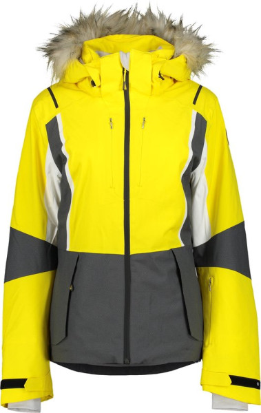 Icepeak - Maat 42 - Fennimore Dames Wintersportjas - Light Yellow