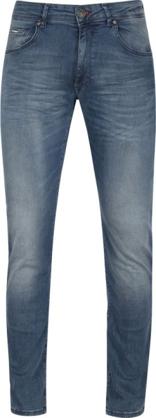 Petrol Industries - Maat W30/L34 - Heren Seaham Slim Fit Jeans - Zwart/Blauw