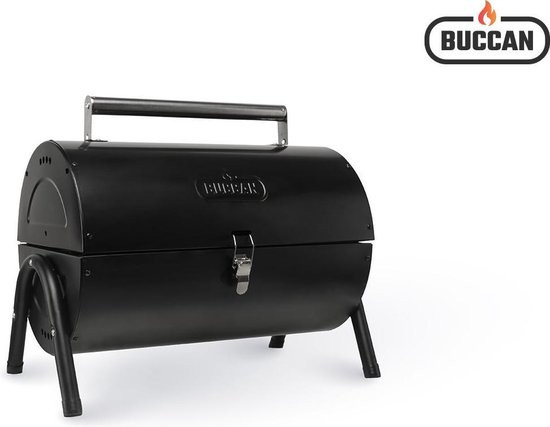 Buccan BBQ - Tilpa Portable Barrel Barbecue - Draagbaar - Zwart