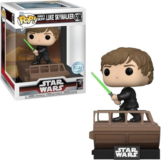 Funko Pop #618 Funko Pop! Star Wars: Jabba's Skiff: Luke Skywalker (Only at Target Exclusive) [7.5/1