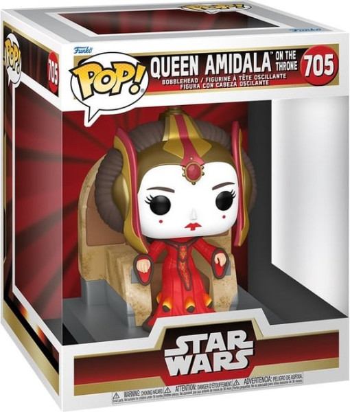 Funko Pop #705 Deluxe: Star Wars: Episode I - The Phantom Menace 25th Anniversary - Amidala on Thron