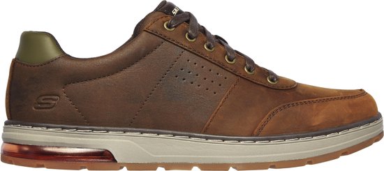 Skechers - mt 46 - Evenston - Fanton Heren Sneakers - Kastanjebruin