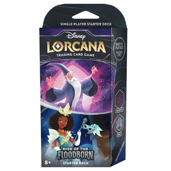 Disney Lorcana: Starter Deck Merlin & Tiana Set 2 – Trading Card Game (ENG)