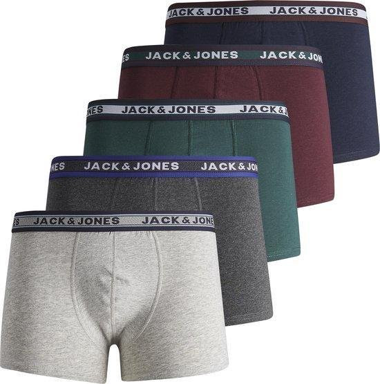 JACK&JONES - Maat S - ACCESSORIES JACBLACK TRUNKS 5 PACK LTN Heren Onderbroek