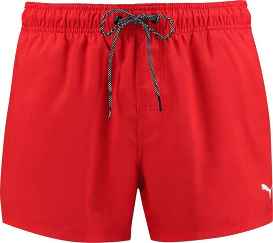 PUMA Maat M Swim Korte Short Heren Zwembroek - rood -