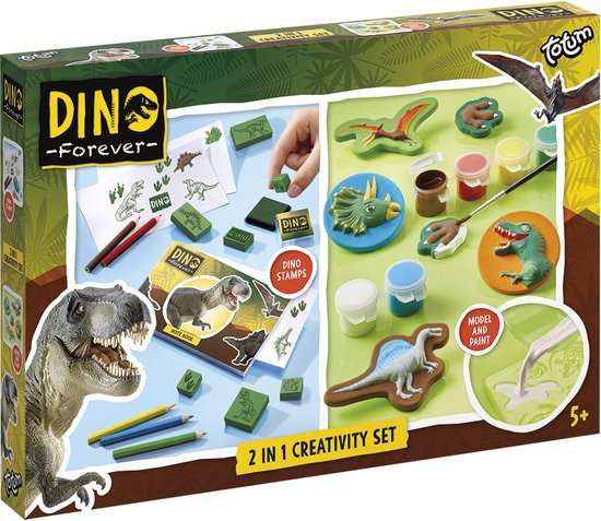 Totum junior dino 2-in-1 knutselset