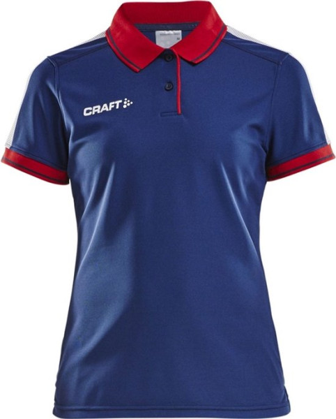 Craft Maat M Pro Control Poloshirt W 1906735 - Navy/Bright Red