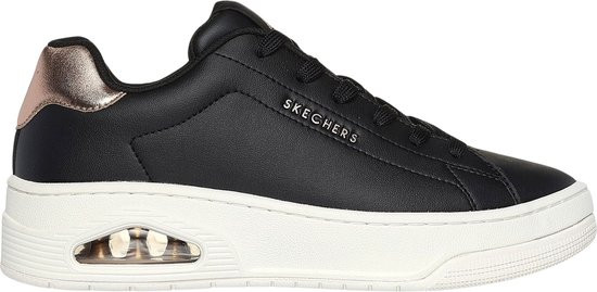 Skechers Uno Court - maat 38- Courted Air Dames Sneakers - Zwart