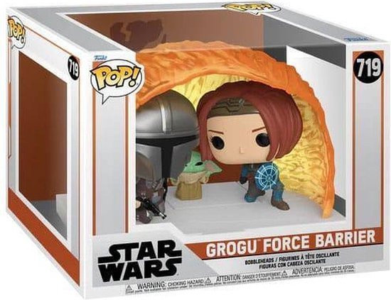 Funko Pop #719 Star Wars The Mandalorian - Grogu Force Barrrier (Pop! Moment) vinylfiguur 719 Funko