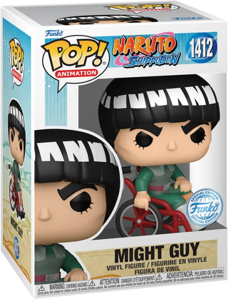 Funko Pop #1412 Funko Pop! Naruto: Shippuden - Might Guy in Wheelchair Special Edition