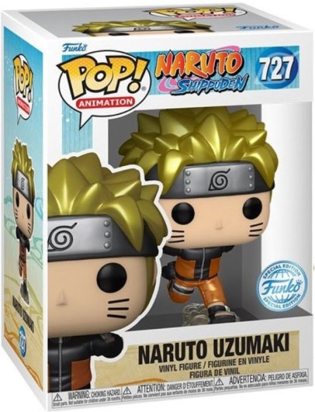 Funko Pop #727 Animation: Naruto - Naruto Running Metallic Effect Special Edition -