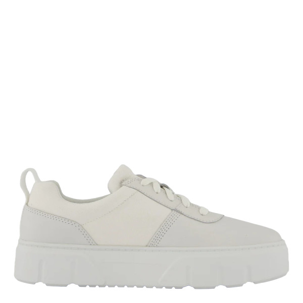 Timberland LAUREL COURT LOW - maat 38 - LACE UP SNEAKER WHITE FULL GRAIN