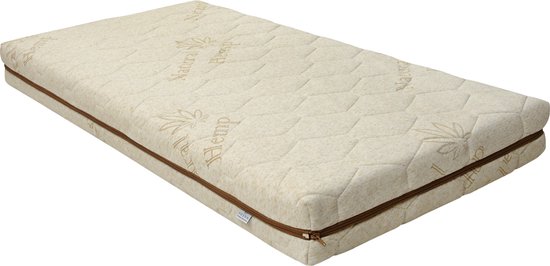 Onbekend Babymatex Coco Hemp 120x60 cm Ledikantmatras TB0436_01