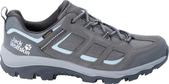 Jack Wolfskin - Maat 37 - Vojo 3 Texapore Low Wandelschoenen Dames - Grijs