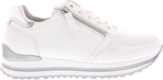 Gabor 528 - Maat 39 - Lage sneakers - Leren Sneaker - Dames - Wit