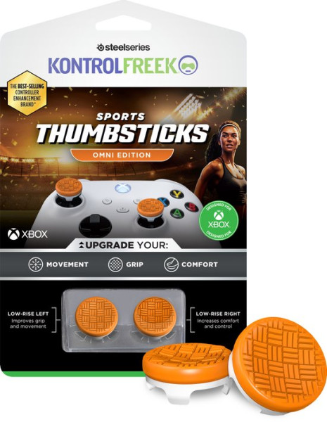 KontrolFreek Sports Omni Thumbsticks - Oranje/Wit (Xbox)